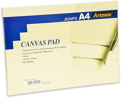 Peintures sur toile art mate jegenbda4 280 g/m2, 10 feuilles, format a4