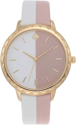 Montre à quartz pour femme metro morningside, affichage analogique et bracelet en cuir