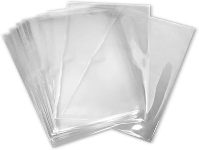 50pcs sacs d'emballage rétractables en pvc de haute qualité 11x15cm pour livres