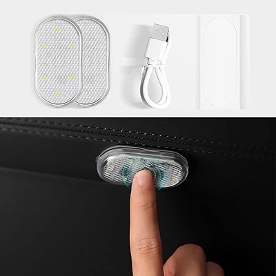 Lumières intérieures de voiture à led 2 pièces, lumières intérieures de voiture à