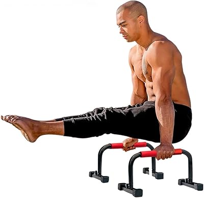 Barres parallettes pour pompes et dips | barres parallèles légères et robustes antidérapantes