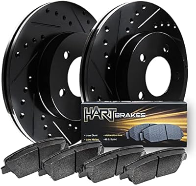 Kit de plaquettes et rotors de frein avant hart | plaquettes rotors