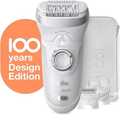 Épilateur braun mps 9 sensosmart silk-épil 9 skinspa wet & dry, style edition