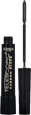 Mascara allongeant télescopique original l'oréal paris, noir de carbone, 7 ml