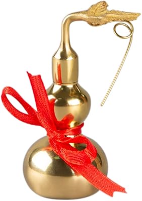 Pop top alliage de cuivre citrouille dorée feng shui statue des dieux taoïstes