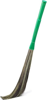 Balai en herbe naturelle chand siraj® avec long manche pour le nettoyage