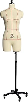 Support de mannequin de couture pour femme avec roue compressible, mannequin de couture