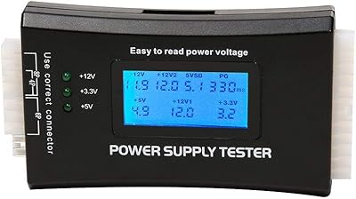Skeido banque de contrôle d'écran lcd numérique pour pc 20/24 broches testeur d'alimentation