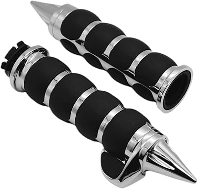 Poignées de guidon de moto 1 pouce 25 mm universelles antidérapantes pour harley