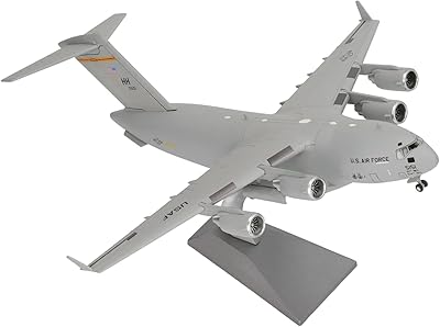 Modèle d'avion de transport c-17 à l'échelle 1 200 modèle militaire en alliage