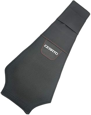 1 housse de protection d'accoudoir de voiture en simili cuir, housse d'accoudoir