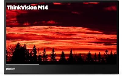 Moniteur lenovo thinkvision ips 14 pouces fhd 1920x1080 300 nits