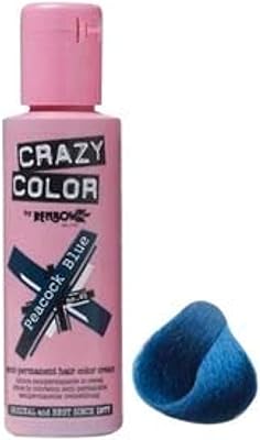 Teinture capillaire crazy color (bleu)