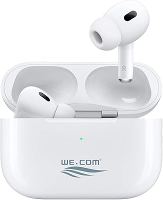 Écouteurs sans fil wecom pro, écouteurs intra-auriculaires avec étui de chargement, casque mains