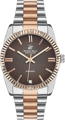 Montre analogique à cadran marron pour femme beverly hills polo club - bp3172c.540