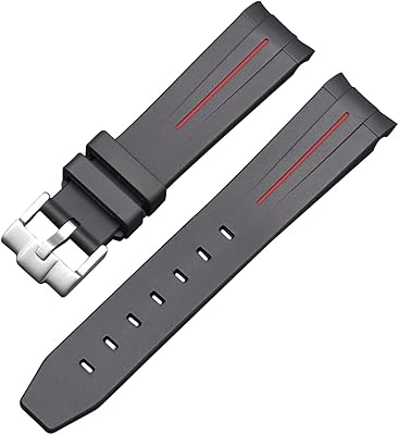Bande en caoutchouc souple nouveau bracelet en silicone compatible avec les montres omega x swatch moon hommes femmes bracelet en caoutchouc à extrémité incurvée de 20 mm. Diaytar : L'e-commerce accessible à tous les Sénégalais
