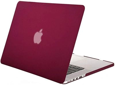 Coque en plastique rigide pour macbook pro 13 pouces, a1502/a1425 - rouge