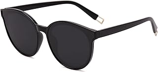 Sojos sj2057 femmes hommes surdimensionné dégradé nuances mode lunettes de soleil rondes