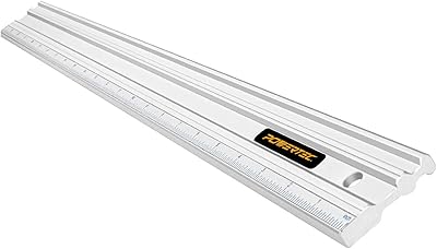 Powertec 71227 bord droit en aluminium anodisé de 24" | bord droit