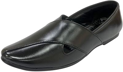 Punjabi jutti pour hommes mojari noir sherwani chaussures pakistanais jutti marié slipon assis