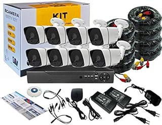 Kit de caméra de vidéosurveillance ahd 8 canaux 1080p/2.0mp 1920x1080 kit 8ch
