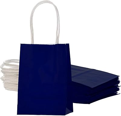 Sacs cadeaux en papier kraft avec poignées (24 sacs) adaptés aux mariages