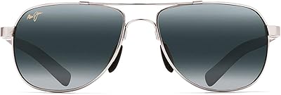 Lunettes de soleil maui jim | guardrails 327 | monture aviateur, verres polarisés