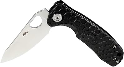Couteau de camping leaf honey badger avec clip de poche gauche/droite, taille l