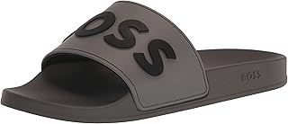 Sandales à grand logo boss pour hommes
