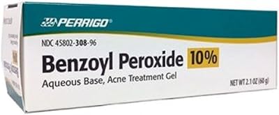 Gel de traitement de l'acné au peroxyde de benzoyle à 10 % perego