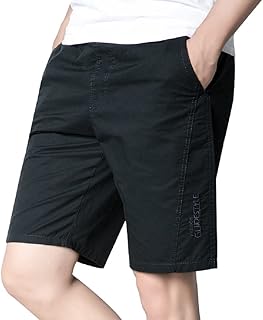 Short d'été pour hommes short en coton ample et décontracté, short de plage