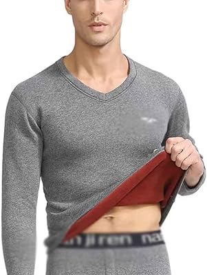 Yebdd vêtements et pantalons hiver homme velours sous-vêtements ensembles hommes thermo sous-vêtements longs