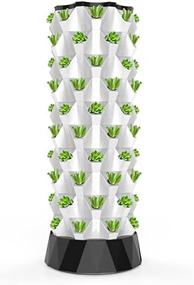 Tour hyponique, système de culture hydroponique verticale sans sol pour herbes, fruits