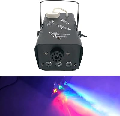 Machine à brouillard de fête portable rvb 800 w, lumière led 3 couleurs