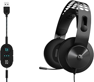 Casque de jeu lenovo h500 pro son surround 7.1 microphone antibruit oreillettes