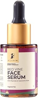Pilgrim sérum à l'acide hyaluronique de vigne rouge de france avec peptides |