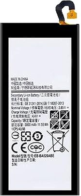 Batterie de remplacement 3000mah compatible avec samsung galaxy s7 blanc/noir