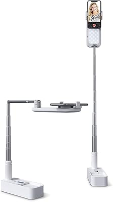 Support à selfie extensible 360 degrés avec support de téléphone