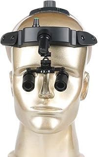 Lampe dentaire 4x, microscope chirurgical médical, lunettes à grossissement optique avec lumière led