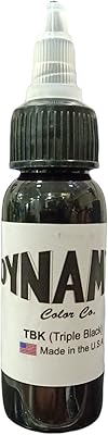 Encre de tatouage dynamique triple noir (1oz)