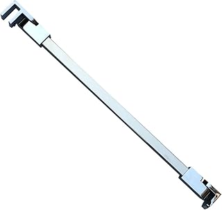 Plaque de montage de porte de douche en acier inoxydable sans cadre, mur