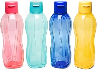 Ensemble de bouteilles d'eau tupperware flip top, 750 ml, 4 pièces