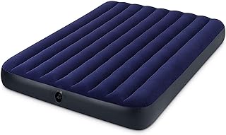 Matelas gonflable intex classic downy, queen size 203,2 x 152,4 x 22,2 cm