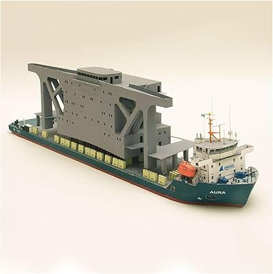 Kit de modèle de navire de fret lourd polonais aura à l'échelle 1/250