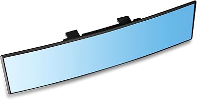 Rétroviseurs de voiture, rétroviseur panoramique grand angle yolite de 12 pouces (bleu)
