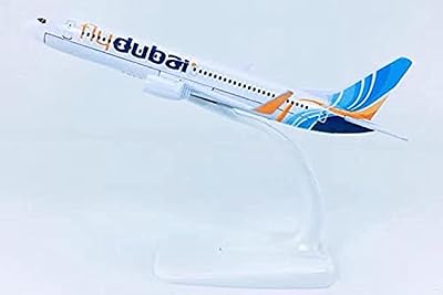 Modèle d'avion flydubai b-737 1: 400 modèle d'avion en métal statique pour la décoration