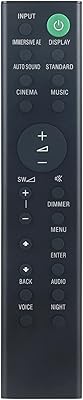 Télécommande de remplacement alemite rmt-ah507u compatible avec la barre de son sony ht-g700