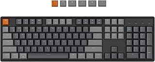 Clavier mécanique kikron k10 rgb échangeable à chaud pleine taille pour mac