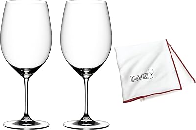Ensemble de verres riddle venom cabernet sauvignon merlot (bordeaux) (paquet de 2)