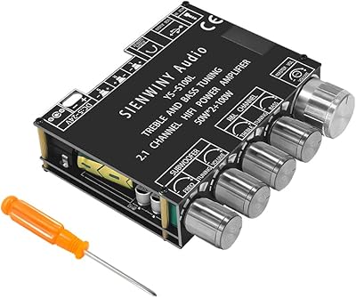 Carte d'amplificateur stéréo moness bluetooth 5.0 2.1 canaux intelligents 50w + 50w +